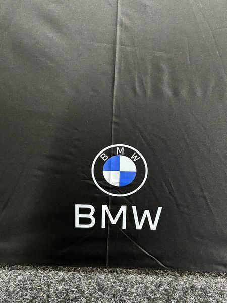 Зонт БМВ цвет черний с золотом BMW зонт трость 1562 фото