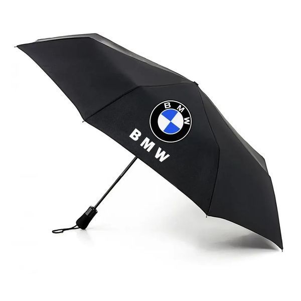 Парасолька BMW повний автомат Чорний, з білим логотипом БМВ 1972 фото