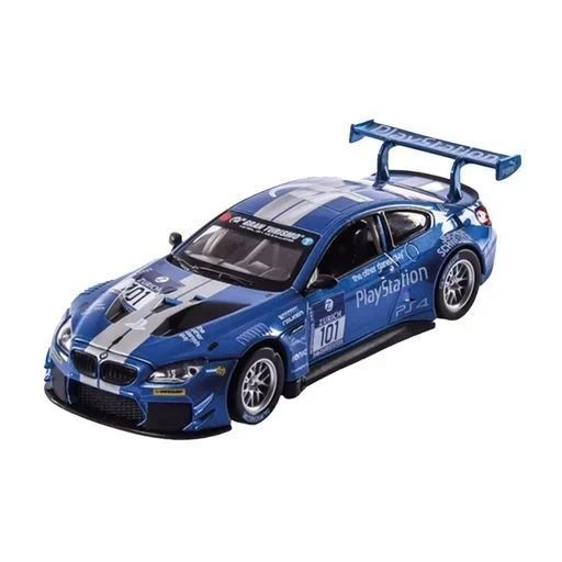 Колекційно-іграшкова моделька BMW M6 GT3 синій 1934 фото
