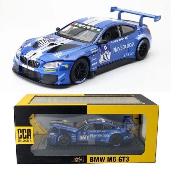 Колекційно-іграшкова моделька BMW M6 GT3 синій 1934 фото