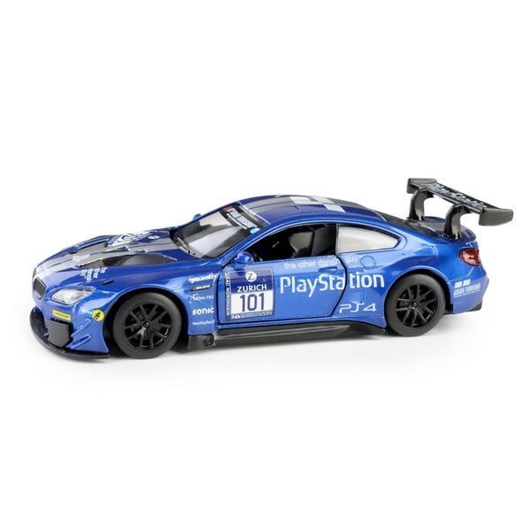 Колекційно-іграшкова моделька BMW M6 GT3 синій 1934 фото