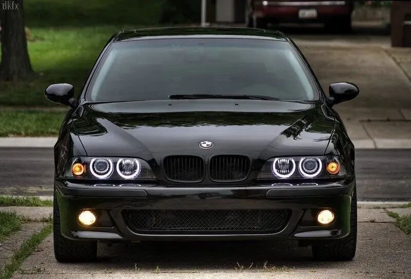 Решетки радиатора ноздри для BMW E39 бмв е39 черный мат седан туринг 730 фото