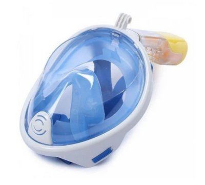 Маска для снорклінгу (підводного плавання) Subea Easybreath синій 448 фото