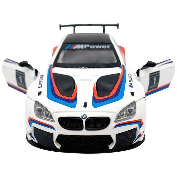 Колекційно-іграшкова модель BMW M6 GT3, Біла 1935 фото