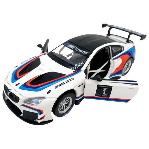 Колекційно-іграшкова модель BMW M6 GT3, Біла 1935 фото