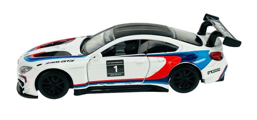 Колекційно-іграшкова модель BMW M6 GT3, Біла 1935 фото